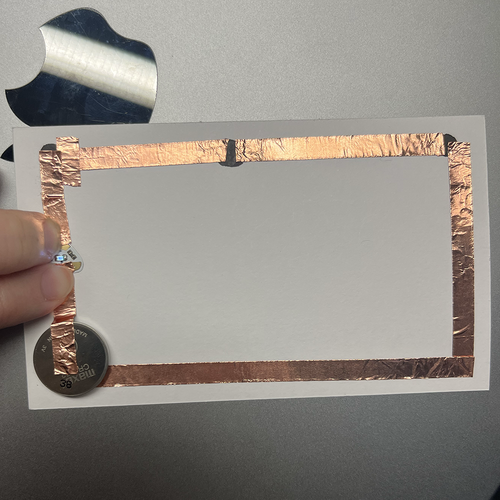 Making test of low voltage electricity by having graphite and see if the lights works or not.